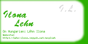 ilona lehn business card